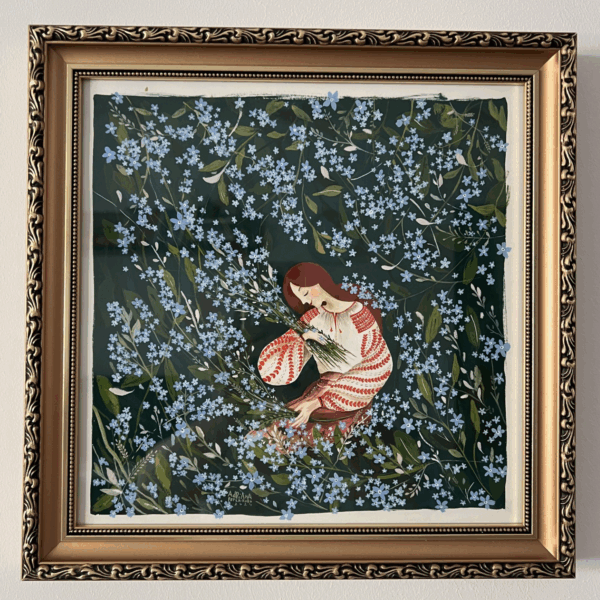 Tablou înrămat, original, „Identitate”